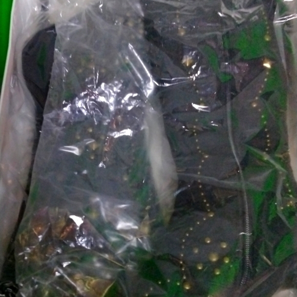 FAUX suede studded boots size 6 mode Italy - Picture 3 of 8